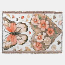 Butterflies, Heartors and Flowers