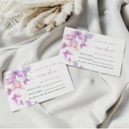 Butterflies Hur många Cancudos Shower Game Card Placeringskort