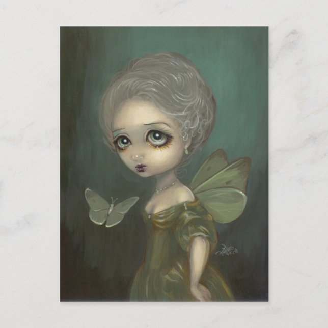 "Butterflies in Gloom" vykort (Framsida)