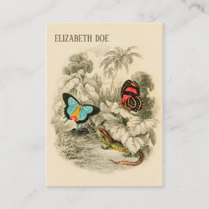 Butterflies in Tropical Forest - naturskrivare Visitkort