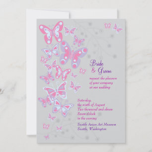 Butterflies-inbjudan (Coola Chic) Inbjudningar