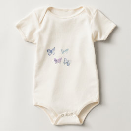 'Butterflies' Infant All-in-One 'Creeper' T Shirt