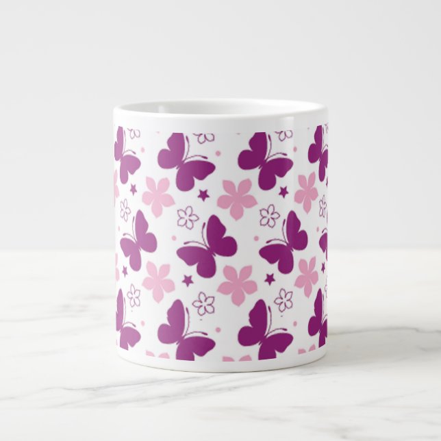 Butterflies Jumbo Mugg (Framsidan)