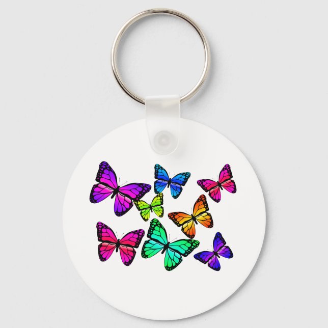 Butterflies Keychain Nyckelring (Framsida)