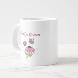 Butterflies Kissing a Flower Jumbo Mugg
