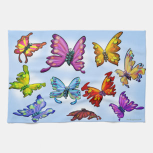 Butterflies Kökshandduk