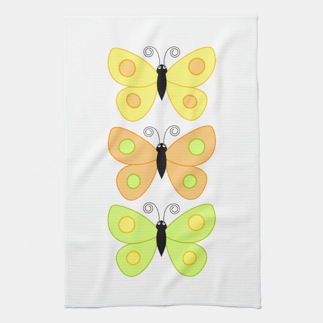 Butterflies Kökshandduk (Vertikal)