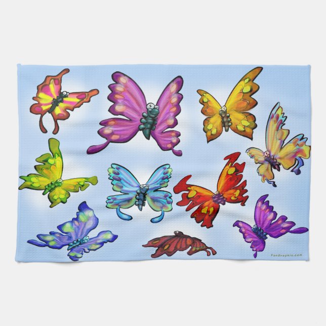 Butterflies Kökshandduk (Horisontell)