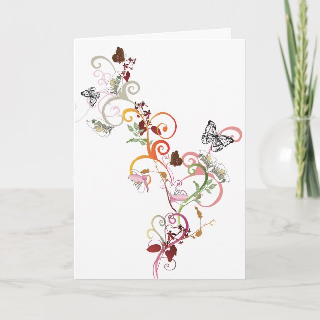 Butterflies-kort Kort (Framsida)