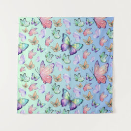 Butterflies Linjärt övertoningsbakgrund Mönster