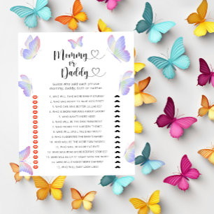 Butterflies - mamma- eller babyduschspel