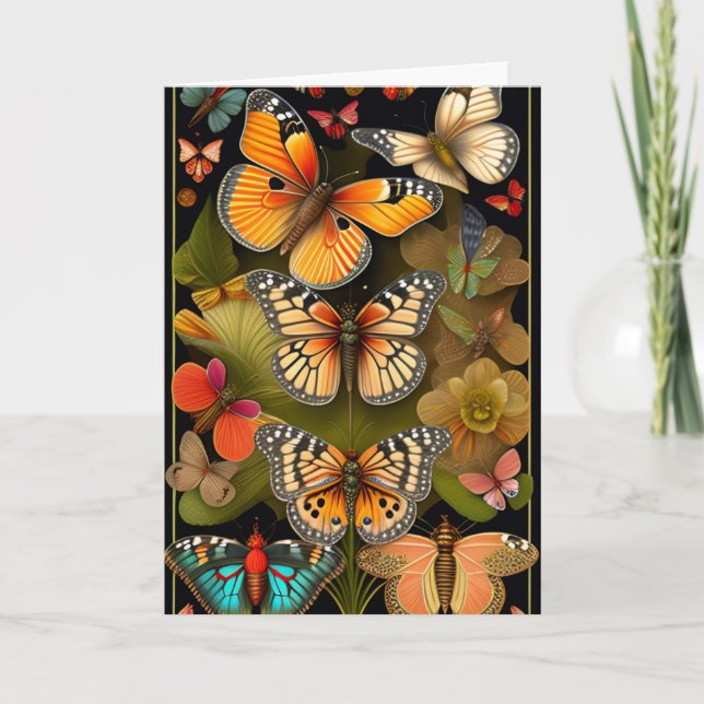 Butterflies | Modern Haeckel Kort (Framsida)