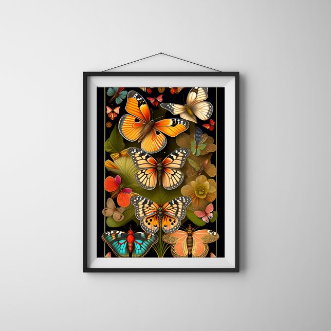 Butterflies | Modern Haeckel-Poster Poster (Skapare uppladdad)