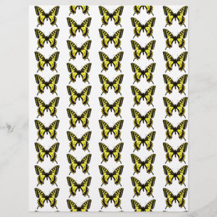 Butterflies mönster origami papper