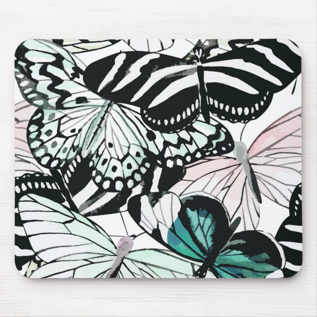Butterflies Mouse Pad Musmatta (Framsidan)