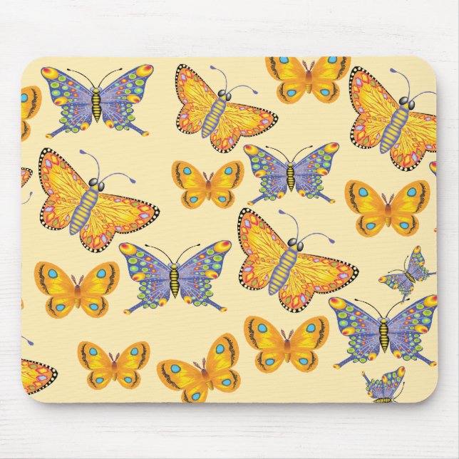 Butterflies Mousepad Musmatta (Framsidan)