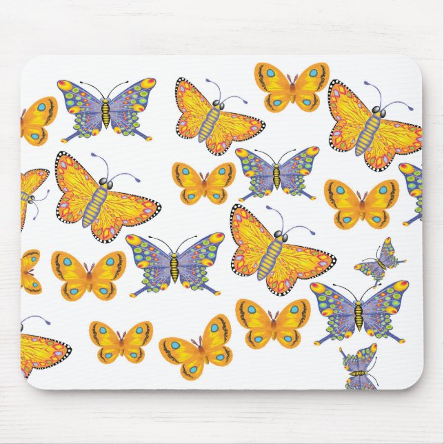 Butterflies Mousepad Musmatta (Framsidan)