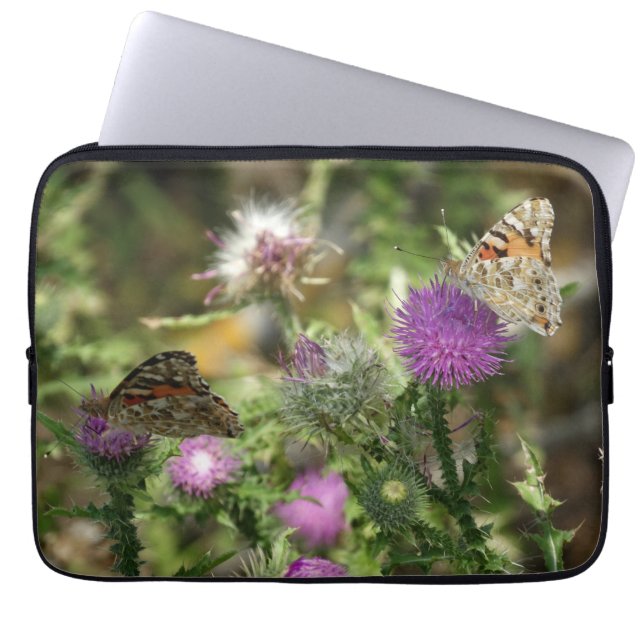 Butterflies Natur Phot Neoprene Laptop sleeve 13 t (Framsidan)