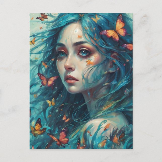 Butterflies och Blues Series 1 Vykort (Framsida)