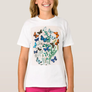 Butterflies och Caterpelare T Shirt
