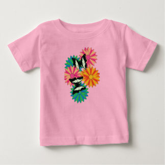 Butterflies och Flowers T Shirt