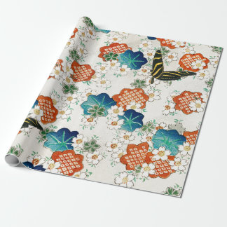 BUTTERFLIES OCH JAPANESE MÖNSTER Wrapping Papper Presentpapper