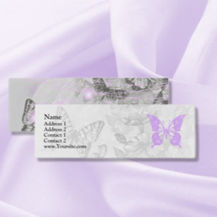 Butterflies och Ljus Mini Visitkort