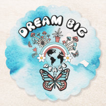Butterflies och Mushroom Dream Big Positive Inspo