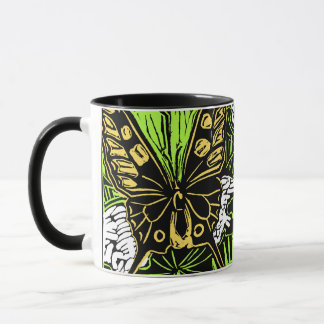 Butterflies och Queen Anne's Snöre Mugg