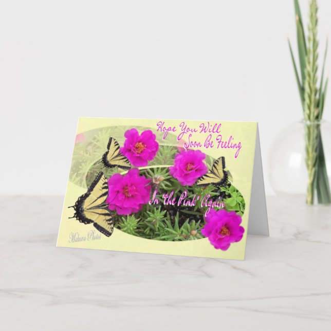 Butterflies och Rosemoss Kort (Framsida)