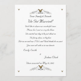 Butterflies och Swirls elopement 2 Meddelande