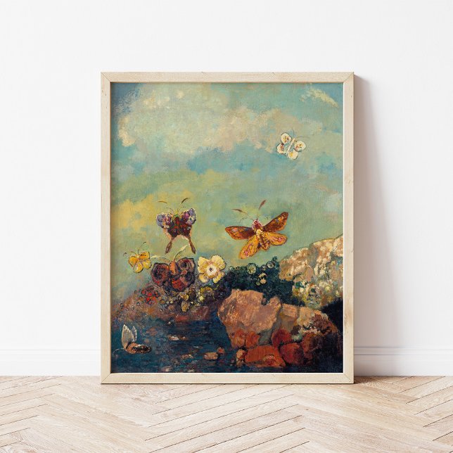 Butterflies | Odilon Redon Poster (Skapare uppladdad)
