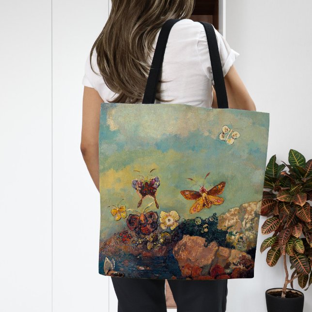 Butterflies | Odilon Redon Tygkasse (Skapare uppladdad)