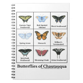 Butterflies of Chautauqua Anteckningsbok