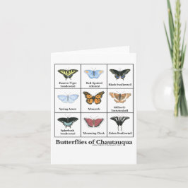 Butterflies of Chautauqua  Kort