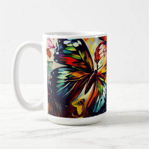 Butterflies Oljemålning Stil design11 Coffee Mugg