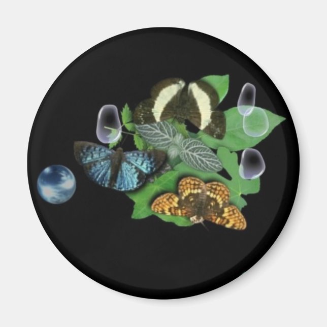 Butterflies on Löv Magnet (Framsidan)