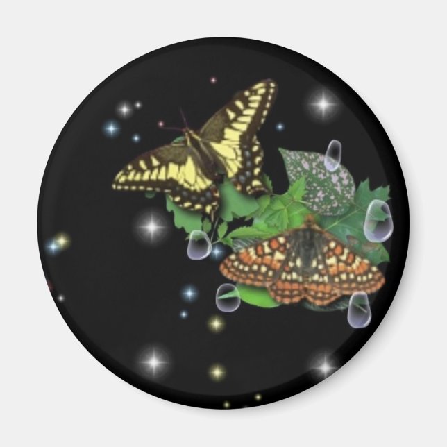 Butterflies on Löv Magnet (Framsidan)