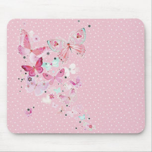 Butterflies på Polka dots Musmatta