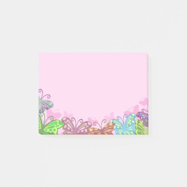 Butterflies Post it Notes Post-it Block (Framsida)