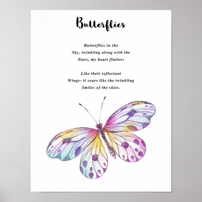 Butterflies Poster (Framsidan)