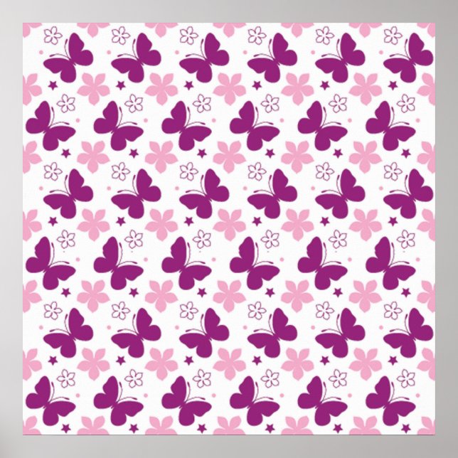 Butterflies Poster och skriver ut (Framsidan)