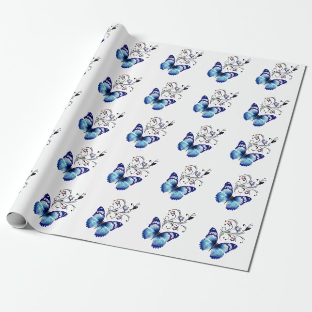 Butterflies Presentpapper (Utrullad)