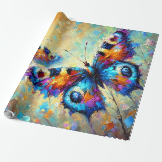 Butterflies Presentpapper (Utrullad)