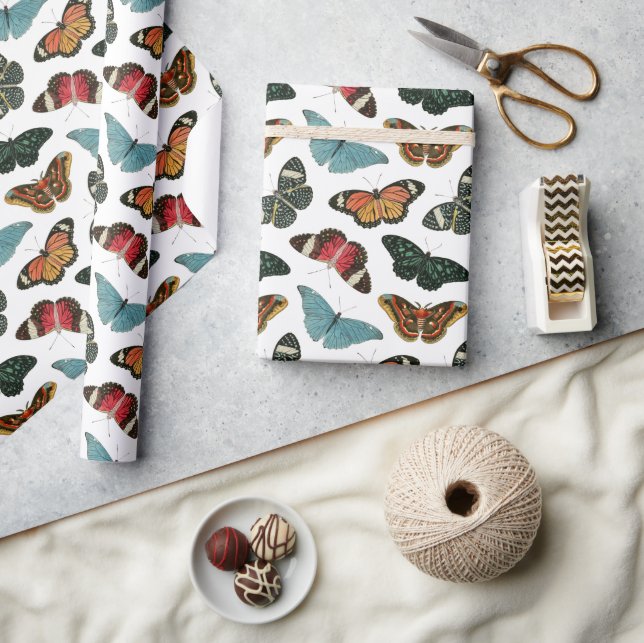 Butterflies Presentpapper (Hantverk)