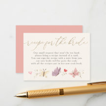 Butterflies Recipe for the Bride Möhippa