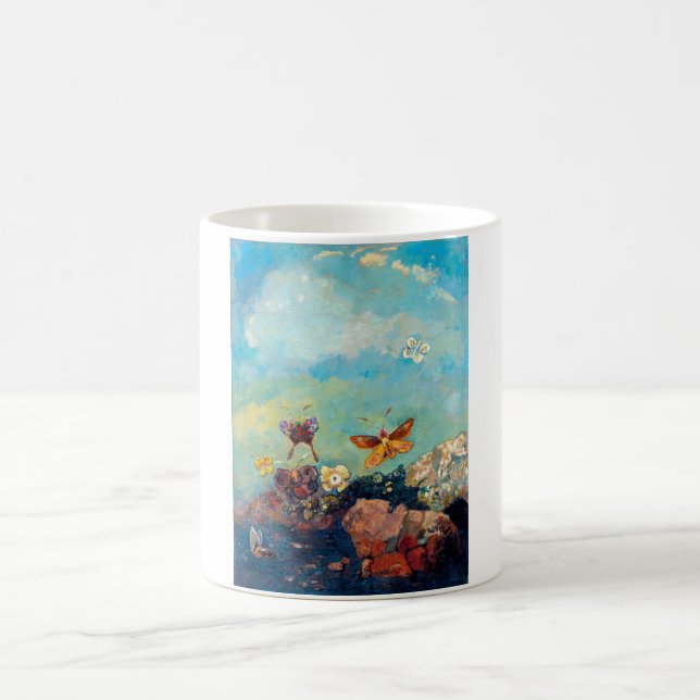 Butterflies, Redon Kaffemugg (Center)