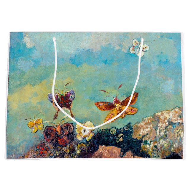 Butterflies, Redon Large Gift Bag (Framsidan)