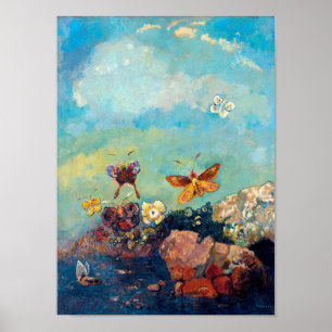 Butterflies, Redon Poster