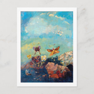 Butterflies, Redon Vykort